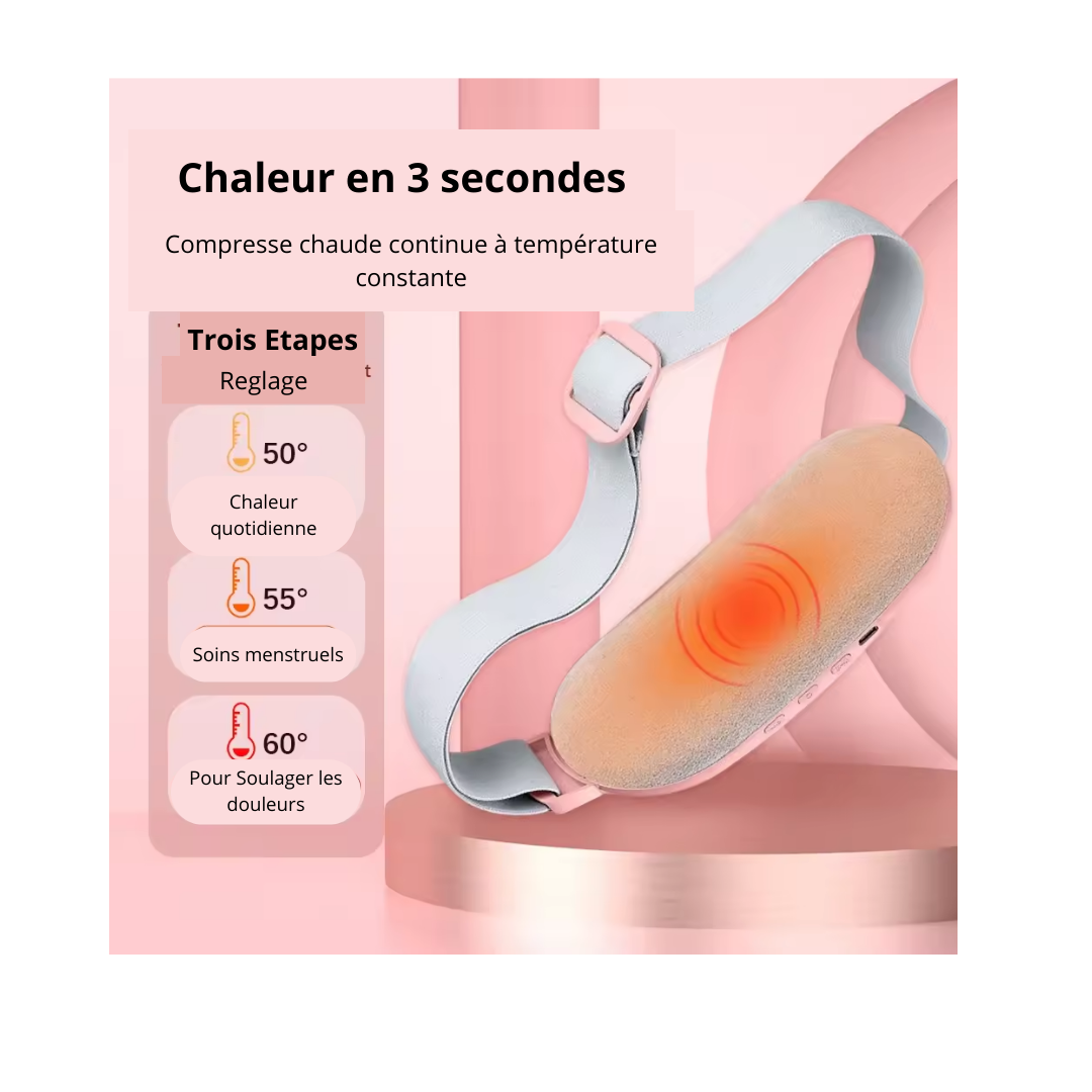 CEINTURE MENSTRUELLE CHAUFFANTE – SOULAGER VOS DOULEURS EN DOUCEUR