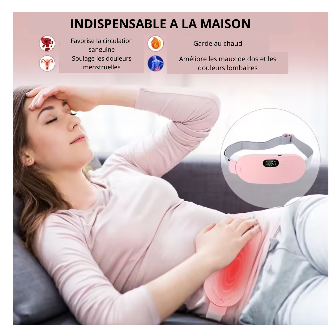 CEINTURE MENSTRUELLE CHAUFFANTE – SOULAGER VOS DOULEURS EN DOUCEUR